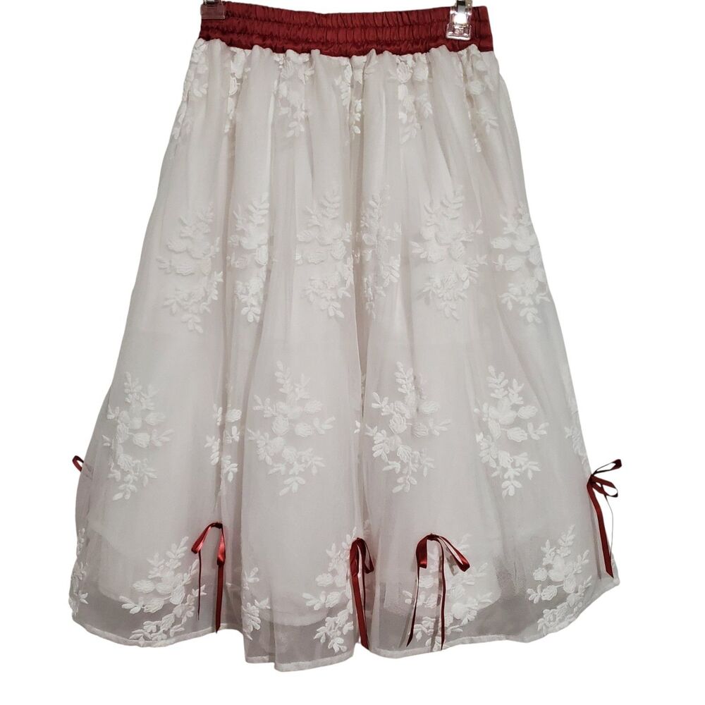 Disney Dress Shop Mary Poppins Lace Skirt Women's Size XS